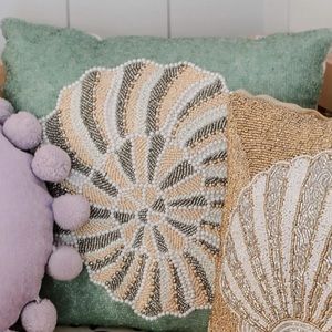 ISO Coastal Collections Spiral Shell Pillow